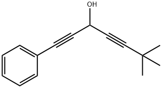 1-(1,1-diMethylethyl)-5-phenyl-1,4-pentadiyn-3-ol Struktur