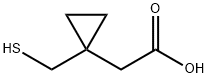 2-[1-(Mercaptomethyl)cyclopropyl]acetic acid Struktur