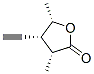 2(3H)-Furanone, 4-ethynyldihydro-3,5-dimethyl-, [3R-(3alpha,4alpha,5alpha)]- (9CI) Struktur