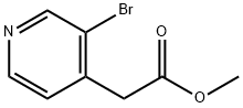 methyl 2-(3-bromopyridin-4-yl)acetate Struktur