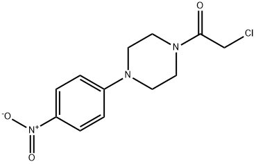 1-(CHLOROACETYL)-4-(4-NITROPHENYL)PIPERAZINE Struktur