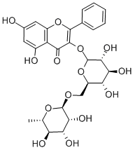 GALANGIN-3-RUTINOSIDE Struktur