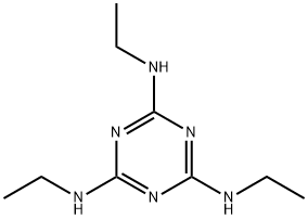 N,N',N''-triethyl-1,3,5-triazine-2,4,6-triamine Struktur