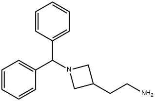 2-(1-benzhydrylazetidin-3-yl)ethanamine Struktur