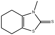 3-Methyl-4,5,6,7-tetrahydrobenzothiazole-2(3H)-thione Struktur