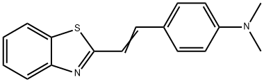 4-[2-(2-benzothiazol-2-yl)vinyl]-N,N-dimethylaniline Struktur