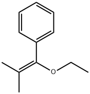 1-(1-Ethoxy-2-methyl-1-propenyl)benzene Struktur