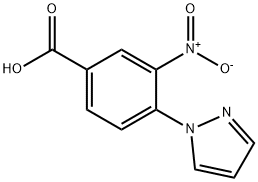 3-nitro-4-(1H-pyrazol-1-yl)benzoic acid