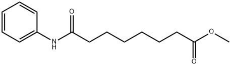 METHYL 7-PHENYLCARBAMOYLHEPTANATE Struktur