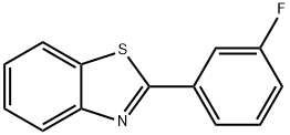 2-(3-FLUOROPHENYL)-1,3-BENZOTHIAZOLE Struktur