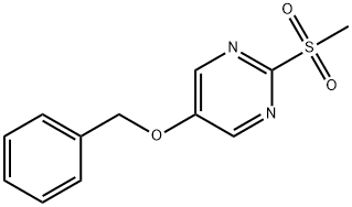 5-Benzyloxy-2-MethylsulfonylpyriMidine Struktur