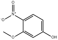 3-メトキシ-4-ニトロフェノール 化學(xué)構(gòu)造式