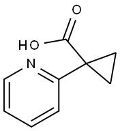 1-(PYRIDIN-2-YL)CYCLOPROPANECARBOXYLIC ACID Struktur