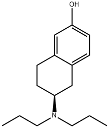 (S)-6-DIPROPYLAMINO-5,6,7,8-TETRAHYDRO-NAPHTHALEN-2-OL HYDROBROMIDE Struktur