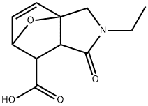 3-ETHYL-4-OXO-10-OXA-3-AZA-TRICYCLO[5.2.1.0(1,5)]DEC-8-ENE-6-CARBOXYLIC ACID Struktur