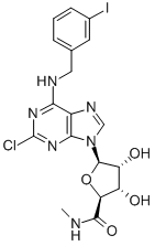 1-[2-CHLORO-6-[[(3-IODOPHENYL)METHYL]AMINO]-9H-PURIN-9-YL]-1-DEOXY-N-METHYL-BETA-D-RIBOFURANURONAMIDE price.