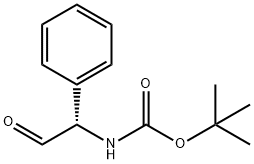 N-BOC-L-PHENYLGLYCINAL Struktur