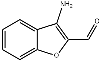 2-Benzofurancarboxaldehyde,  3-amino- Struktur