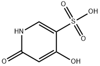 4,6-dihydroxypyridine-3-sulfonic acid Struktur