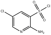 2-Amino-5-chloro-pyridine-3-sulfonyl chloride Struktur