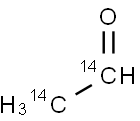 ACETALDEHYDE, [1,2-14C] Struktur