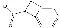 Bicyclo[4.2.0]octa-1,3,5-triene-7-carboxylic acid, (+)- (9CI) Struktur