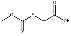 [(methoxythioxomethyl)thio]acetic acid  Struktur