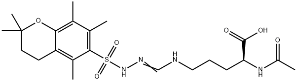 AC-ARG(PMC)-OH Struktur