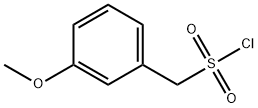 BENZENEMETHANESULFONYL CHLORIDE, 3-METHOXY- Struktur