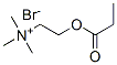 trimethyl[2-(1-oxopropoxy)ethyl]ammonium bromide Struktur