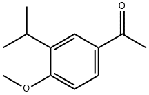 1-(3-isopropyl-4-methoxyphenyl)ethanone Struktur