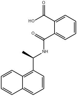 (R)-(-)-N-(1-(1-NAPHTHYL)ETHYL)PHTHALAMI C ACID, 98% Struktur