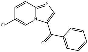 (6-chloroimidazo[1,2-a]pyridin-3-yl)(phenyl)methanone Struktur