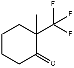 2-METHYL-2-TRIFLUOROMETHYLCYCLOHEXANONE Struktur