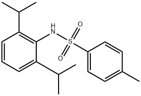 1-(4-TOLUENENSULFONYLAMINO)-2,6-DIISOPROPYLBENZENE Struktur