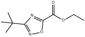 ETHYL 3-TERT-BUTYL-1,2,4-OXADIAZOLE-5-CARBOXYLATE Struktur