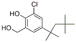 2-Chloro-4-(1,1,3,3-tetramethylbutyl)-6-(hydroxymethyl)phenol Struktur