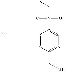 (5-(ethylsulfonyl)pyridin-2-yl)methanamine hydrochloride Struktur