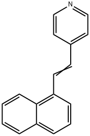 4-(1-NAPHTHYLVINYL)PYRIDINE Struktur