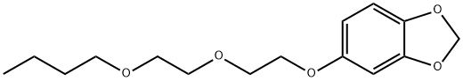 4-[2-(2-Butoxyethoxy)ethoxy]-1,2-(methylenedioxy)benzene Struktur