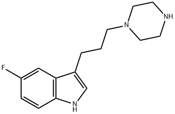 5-fluoro-3-(3-(piperazin-1-yl)propyl)-1H-indole Struktur