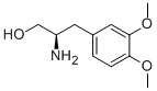 (R)-2-AMINO-3-(3,4-DIMETHOXYPHENYL)PROPAN-1-OL Struktur