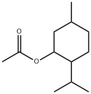 L-MENTHYL ACETATE Struktur