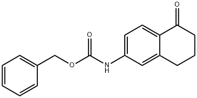 benzyl 5-oxo-5,6,7,8-tetrahydronaphthalen-2-ylcarbaMate Struktur