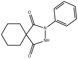 2-Phenyl-2,3-diazaspiro[4.5]decane-1,4-dione Struktur