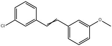 3-CHLORO-3'-METHOXYSTILBENE Struktur