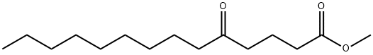 5-Oxomyristic acid methyl ester Struktur