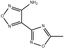 4-(5-methyl-1,2,4-oxadiazol-3-yl)-1,2,5-oxadiazol-3-amine Struktur