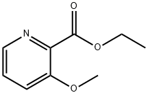 ETHYL 3-METHOXYPYRIDINE-2-CARBOXYLATE Struktur