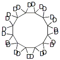 Cyclododecane-d24 Struktur